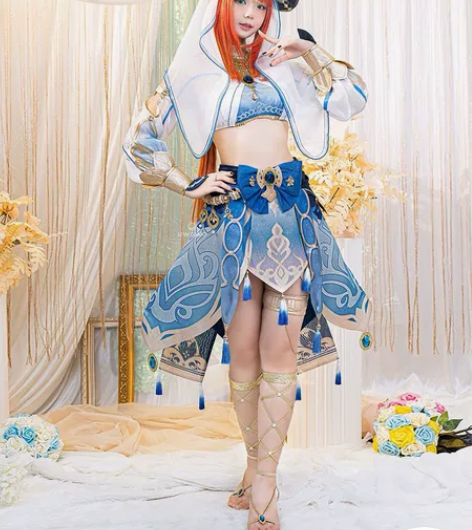 uwowo悠窝窝 原神妮露cos大全套 花...