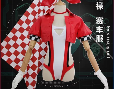 绝色漫 FGO赛车服尼禄 衣服L码 鞋子4...