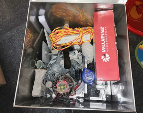 大白铁皮工具铁箱子长方形家庭货车不锈钢箱带...