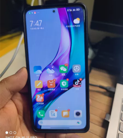 红米k40 12+256 基本全新 外包装...