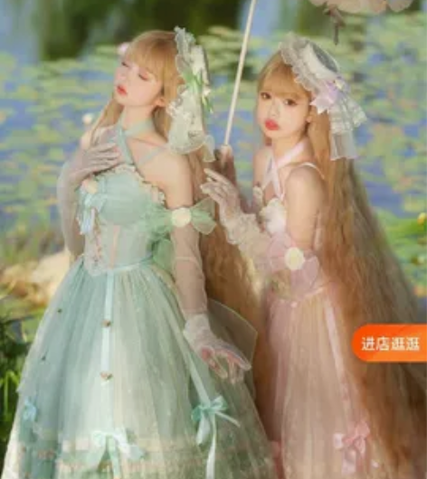 朝花夕拾jsk 原创正版lolita吊带连...