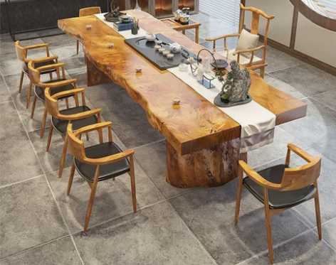 实木茶桌椅组合简约现代功夫泡茶桌仿古禅意茶...