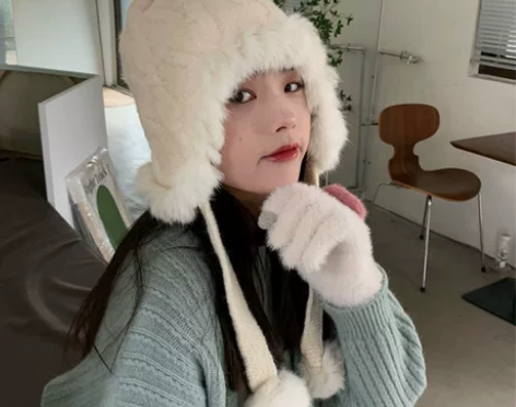 全新！显脸小帽子女秋冬雷锋帽韩版潮百搭加绒...