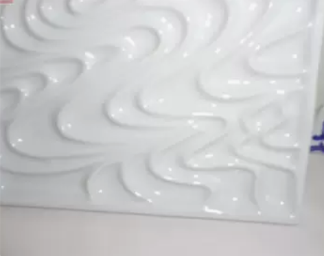 陶瓷 波纹调色盘 多彩颜料碟 绘画工具 美...