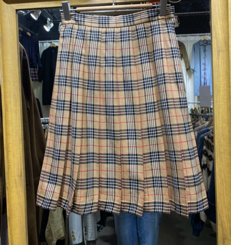 Vintage古着羊毛短裙日本校服JK群 ...