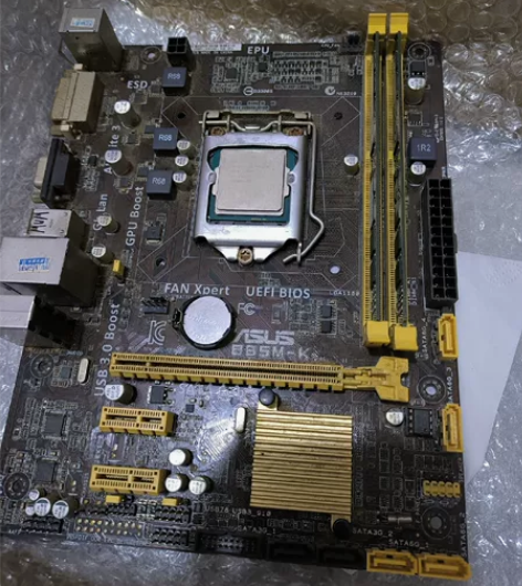 主板华硕b85mk CPUi3 4130内...