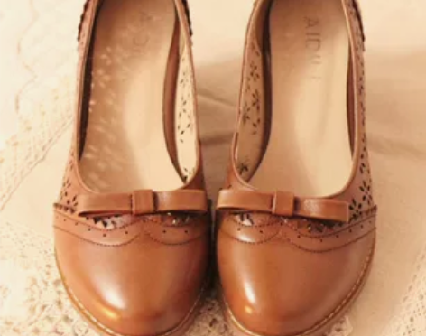 超萌乖巧学院风 可爱森系日系镂空雕花布洛克...