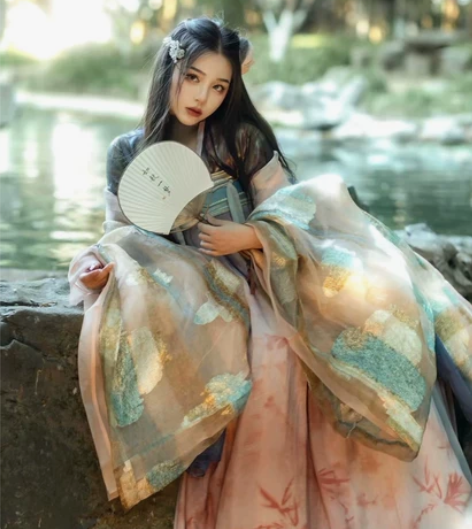 汉服出租 司南阁 长生殿 唐制汉服襦裙套装...