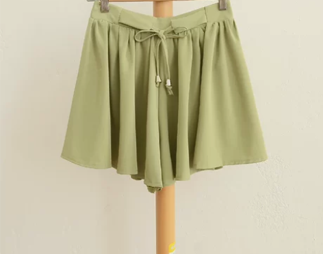 春装新品日系学生高腰a字百褶裙显瘦学院风…...