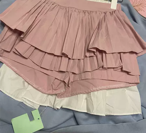 粉色蛋糕裙 白色高腰蛋糕裙 全新仅试穿 两...