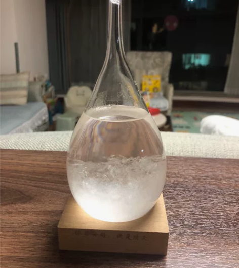 天气瓶 摆件 预测天气 小孩爱玩，总担心会...