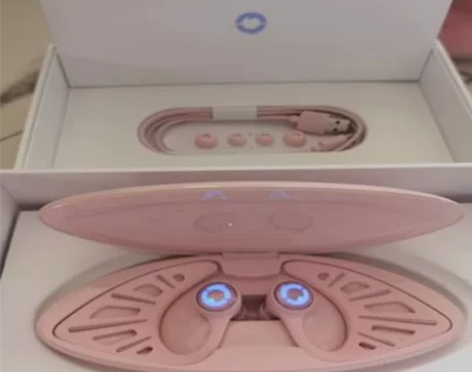 yowu妖舞精灵耳机发光降噪音乐运动无线蓝...