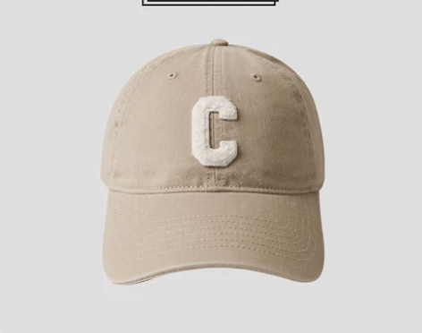 胡茬叔叔帽子好版型男女同款韩版C字百搭软顶...