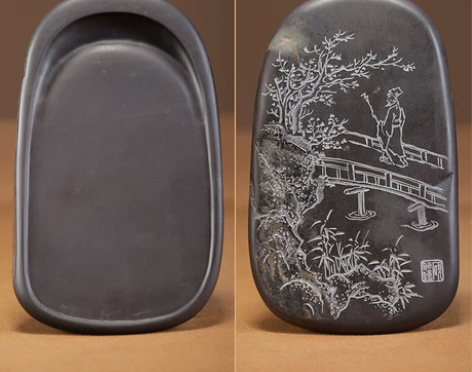 端砚砚师傅 砚台名坑老坑原石天然手工雕刻作...