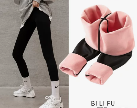 【年货价】比丽福加绒加厚鲨鱼裤女裤外穿秋冬...