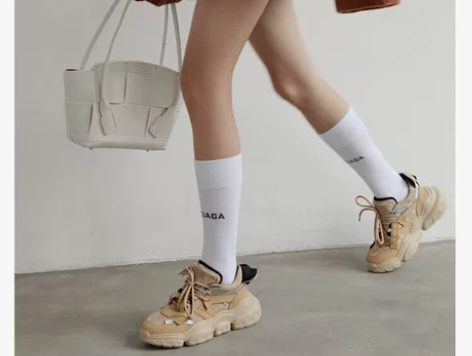 真皮厚底老爹鞋|运动鞋|全新 全新,买来仅...