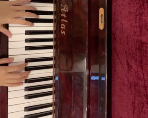 atalas二手琴，孩子要换三角了，家里摆...