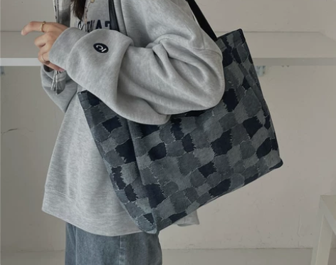 大包包2021新款潮秋冬单肩包女大学生上课...