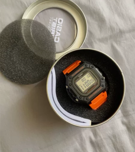 卡西欧运动夜光闹铃户外多功能电子手表情侣男...