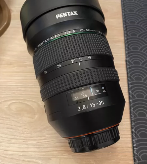 宾得dfa 15-30 2.8 整体成色充...