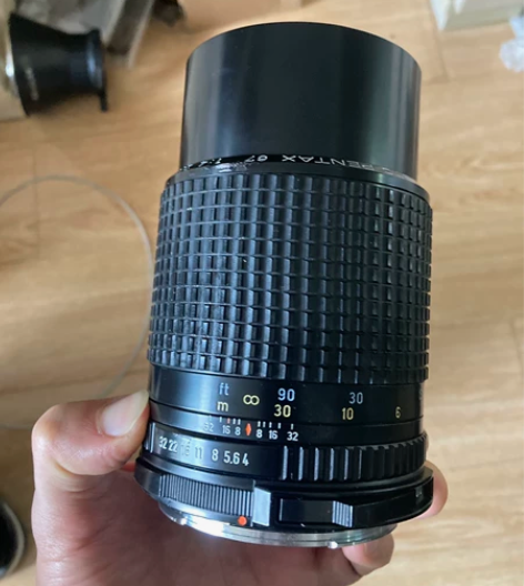 宾得67 200mm f4 成色还不错，瑕...