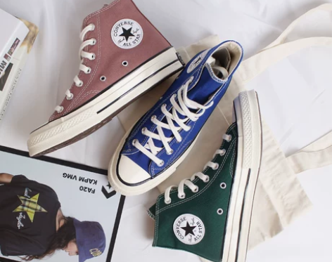 Converse匡威1970s宝蓝墨绿豆沙...