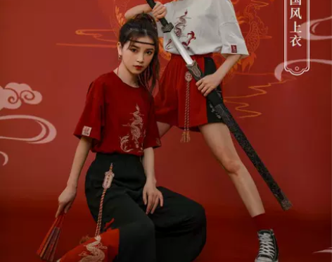 民族风唐装汉服套装女2023夏新款大码宽松...