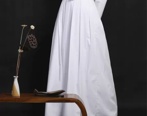 如梦霓裳汉服衬裙配饰女装中裙贴身白色纯棉里...