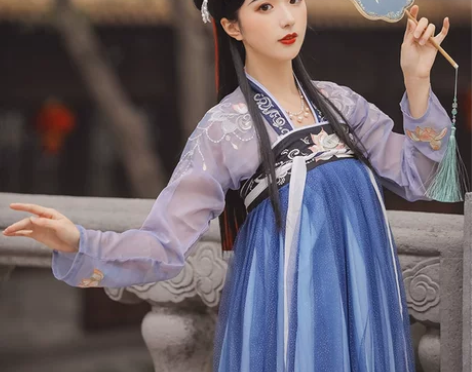 裳云兮【梦弦音】唐制齐胸襦裙原创绣花正品传...