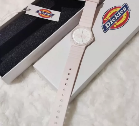出Dickies迪克斯粉色果冻手表 仅拍照...