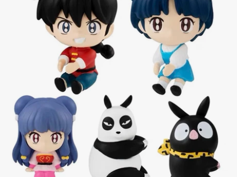 万代正版 乱马1/2 角色抱抱数据线 扭蛋...