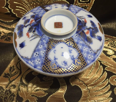 日本回流进口 明治时期 老肥前 老九谷 青...