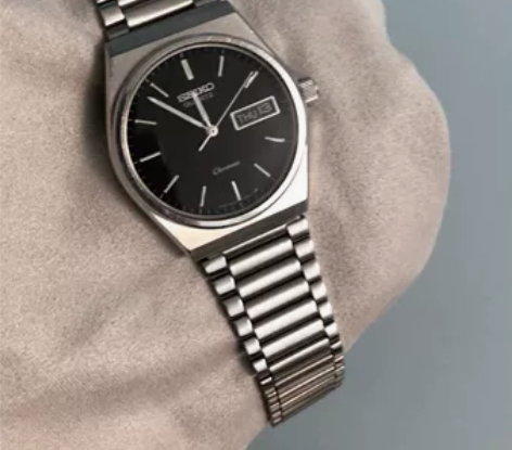 中古精工Seiko石英手表chronos五...