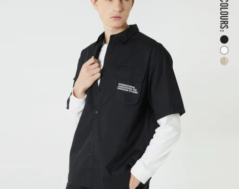 C##amp;amp;A机能风印花口袋潮流...