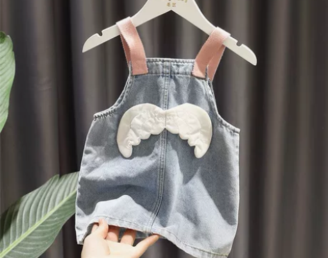 女童背带裙宝宝连衣裙夏装儿童夏季裙子小童洋...