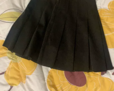 毛呢百褶裙女秋冬高腰显瘦 jk短裙a字半身...