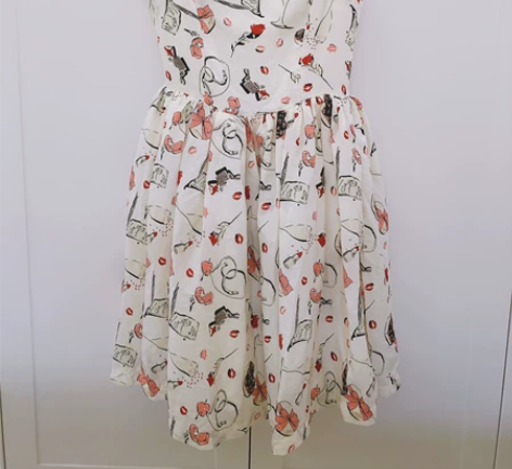 【衣柜清仓包邮】艺术手绘印花蓬蓬裙/连衣裙...