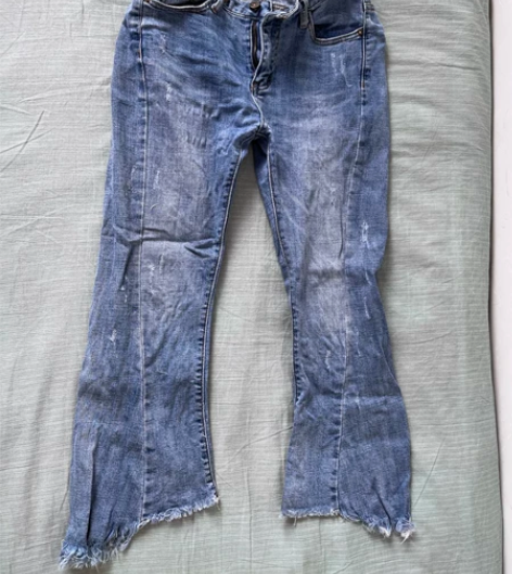 女款水洗长款牛仔裤M 感兴趣的话点“我想要...