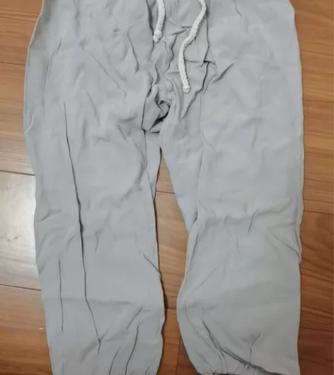 男女童夏季儿童棉麻裤防蚊裤100码纯棉 灰...