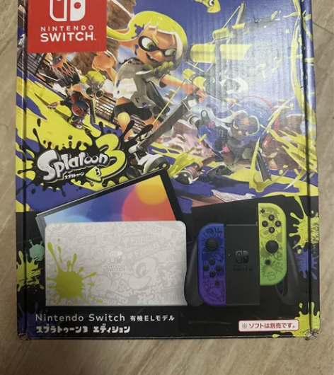 Switch oled喷射战士限定版日版游...