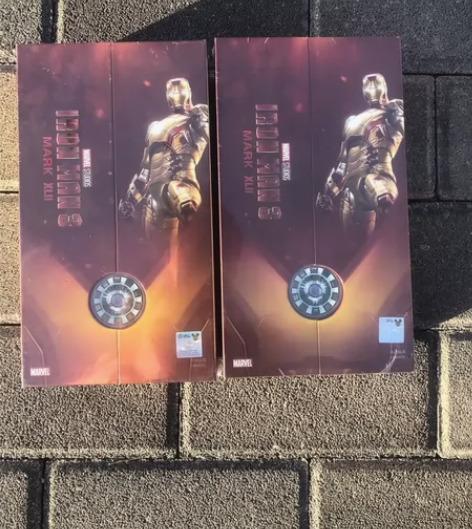 全新钢铁侠mk42正版漫威手办毒液玩具可动...