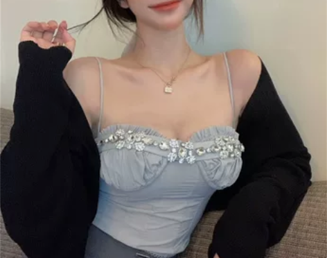 背心女夏外穿小心机裹胸紧身辣妹上衣秋季气质...
