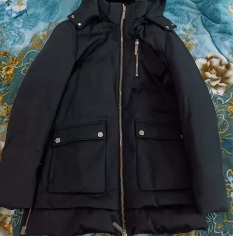 经典男士羽绒服外套 XXL码 黑色 185...