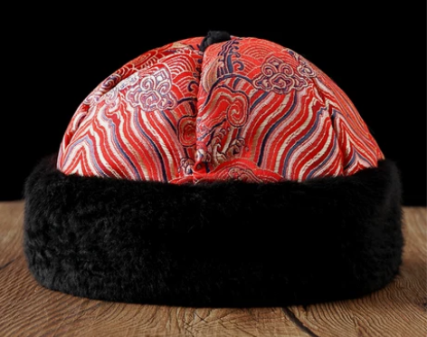 儿童帽子瓜皮帽男童秋冬季中国风宝宝婴儿喜庆...