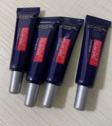 欧莱雅紫熨斗眼霜 7.5ml小样 一共四支...