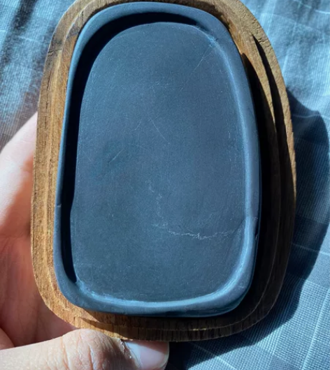 端砚.收藏级老坑正肉天青透冻纯净料文人素雅...