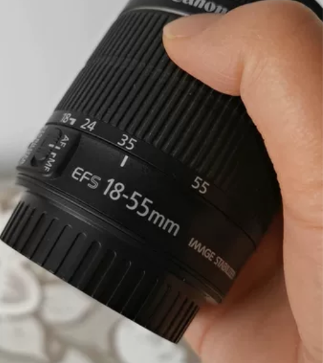 自用佳能单反镜头18-55mm is st...