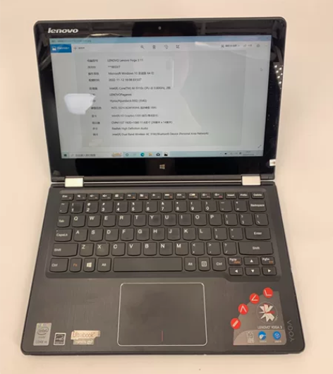 闲置联想笔记本yoga3 11黑色11.6...