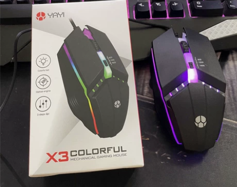 【原价129＋】电脑鼠标有线USB呼吸灯游...