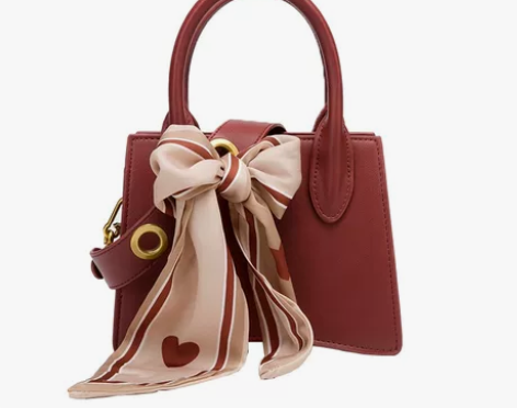 大容量斜挎手提包红色结婚包包 尺寸24*1...